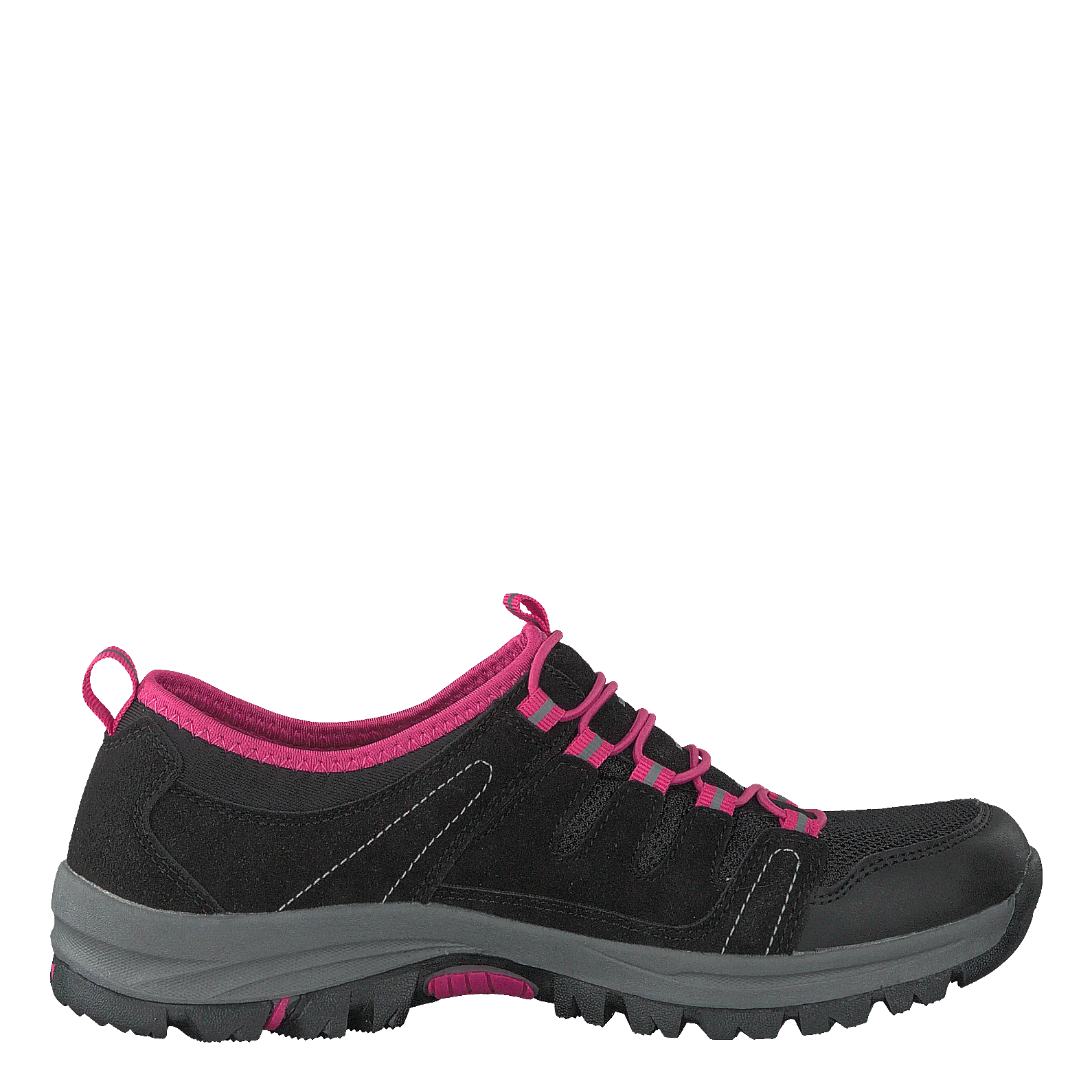 435-3111 Comfort Sock Black/fuxia