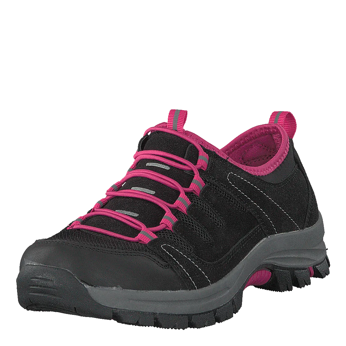 435-3111 Comfort Sock Black/fuxia