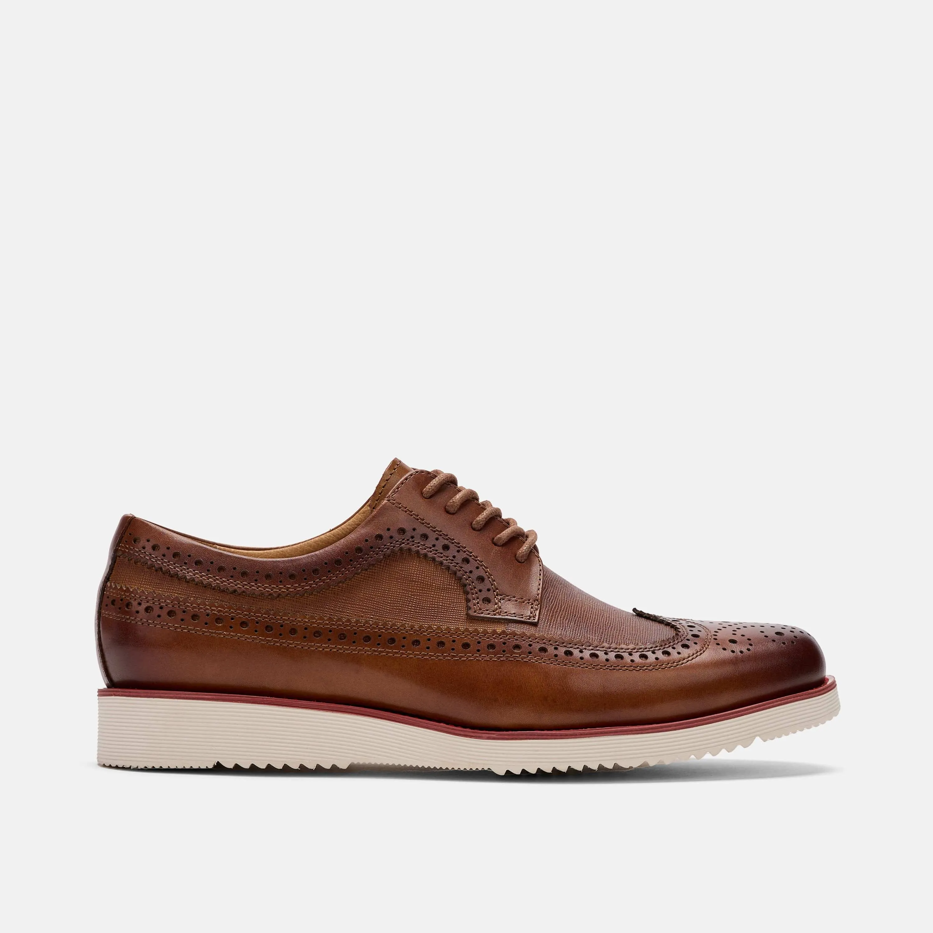 Alexander Cognac Leather Longwing Sneakers