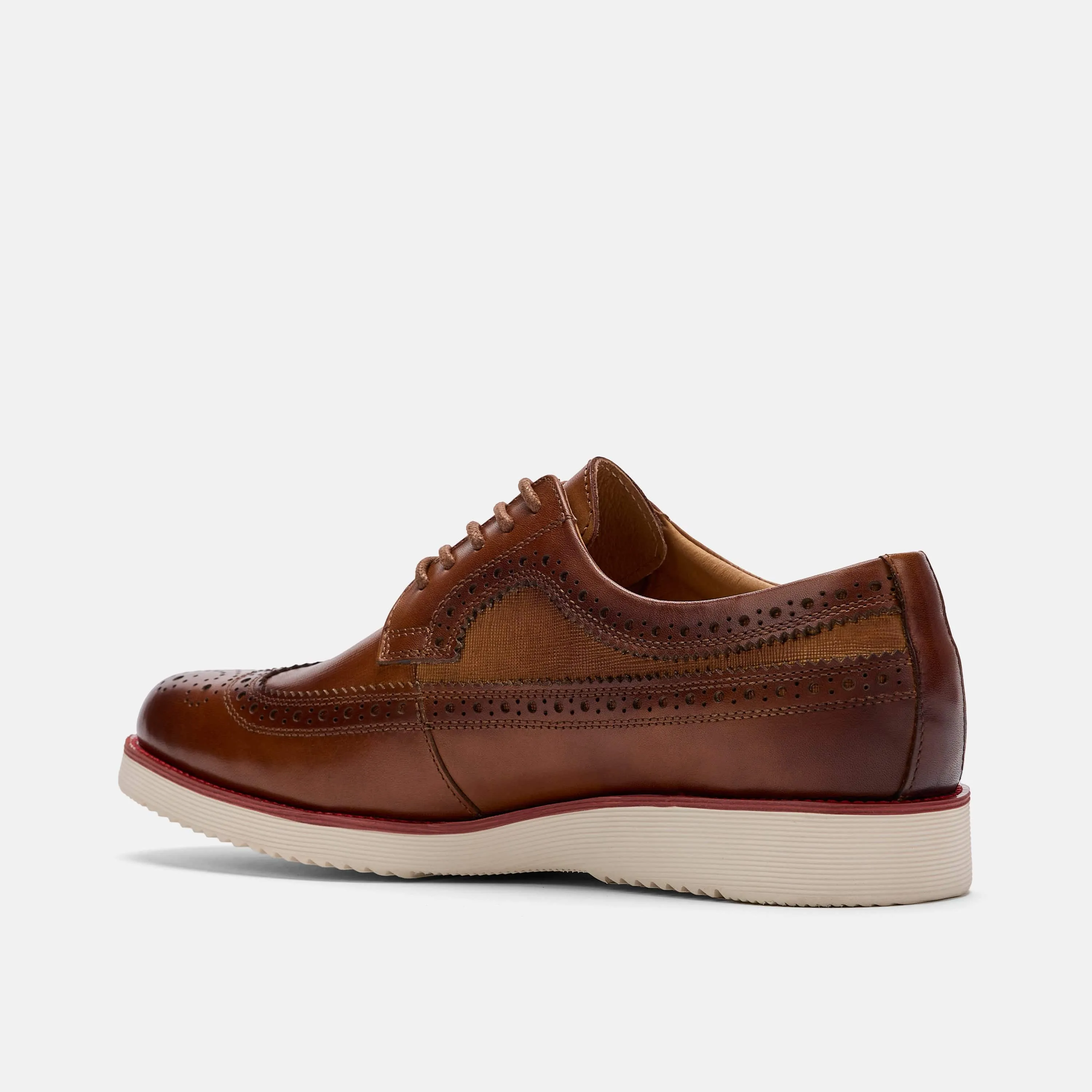 Alexander Cognac Leather Longwing Sneakers