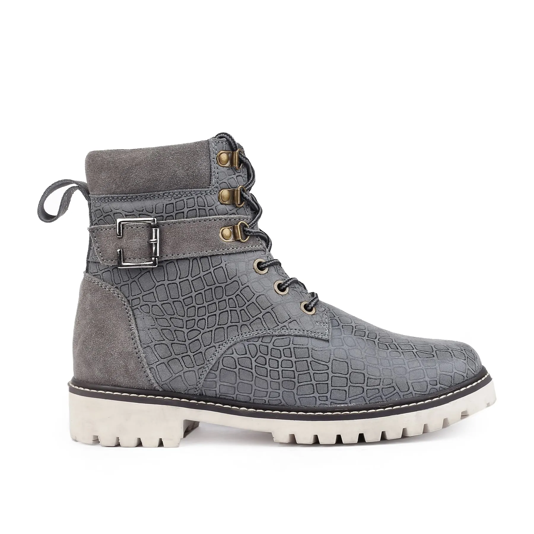 Bacca Bucci WOMEN Genuine-Leather High-Ankle Chukka Boots | Model Name: MASHA