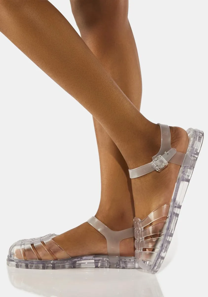 Clear Obsessed Sandals