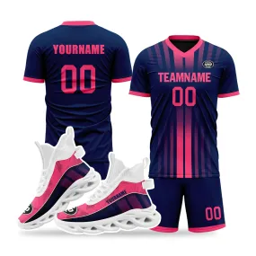 Custom Soccer Uniform Jersey and Maxsoul Shoes Personalized Sneaker Combo ZH-D020159-1