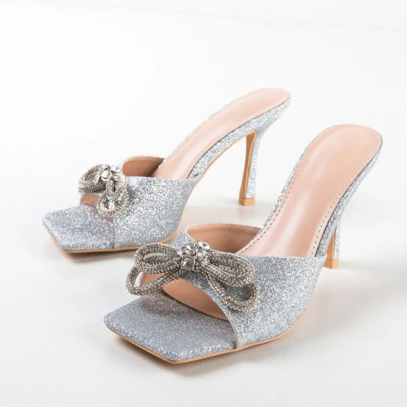 Delicate Butterfly Knot Soir¨¦e French Women's Sandals