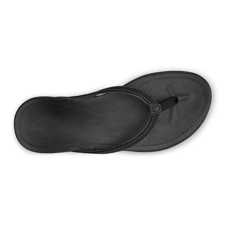 Olukai Ho'opio Women's Sandals Onyx/Onyx