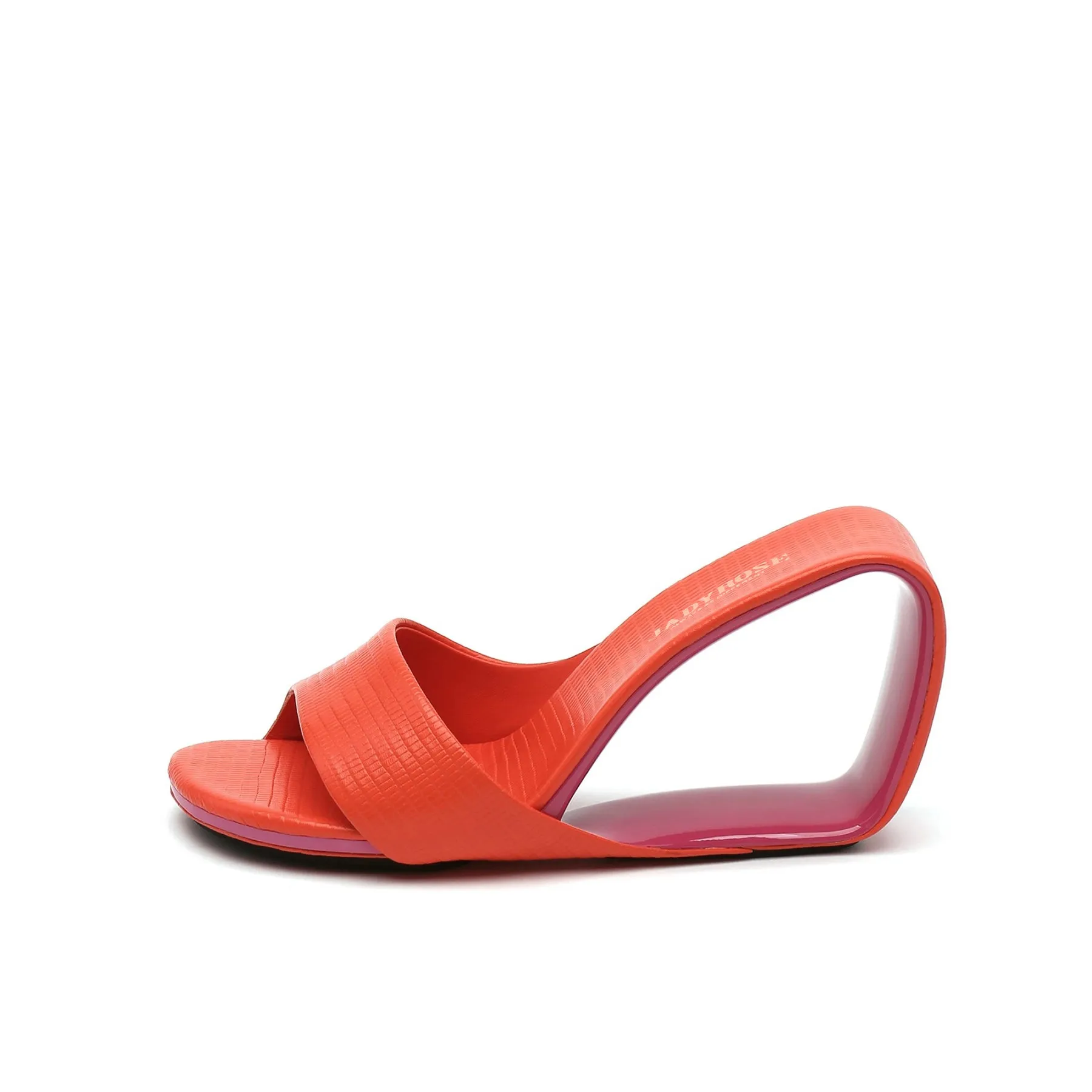 Open Toe Architectural Wedge Sandals