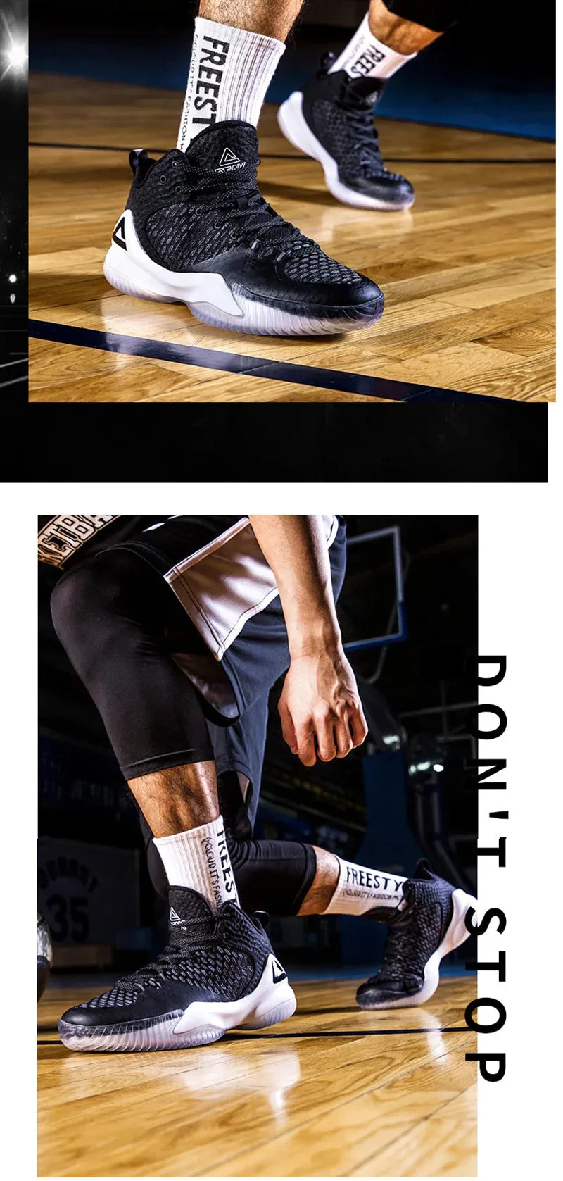 PEAK Durable Basketball Shoes