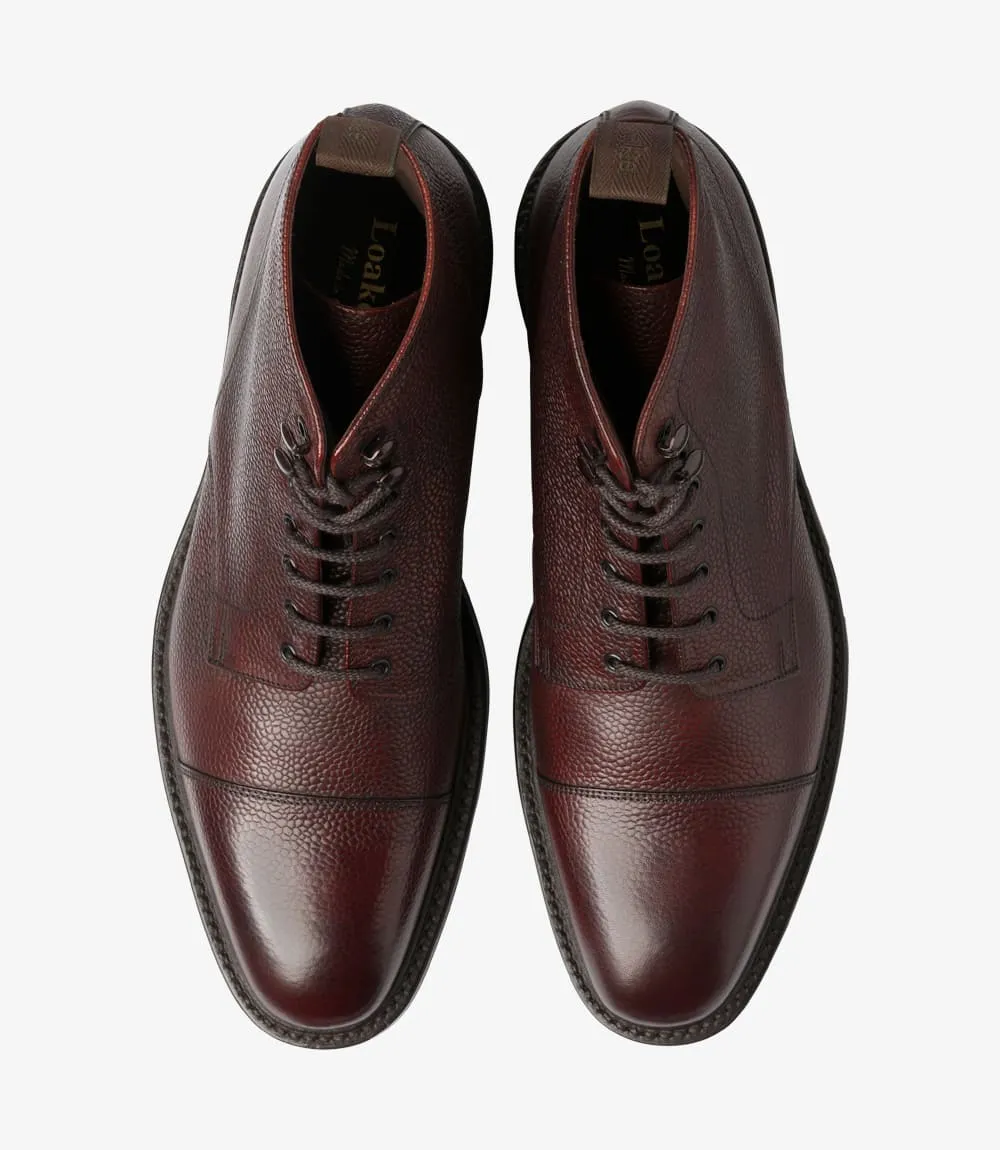 Roehampton Oxblood Grain Derby Boots