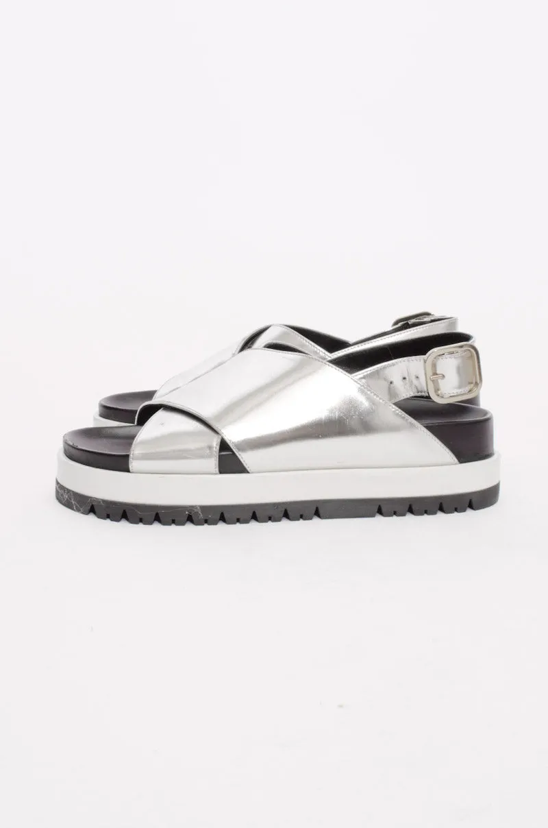 SILVER SANDALS