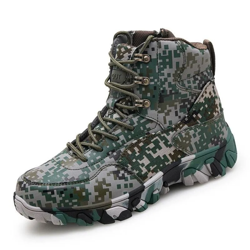 Tactical Combat Boots Mens Trekking Mountaineering Boots