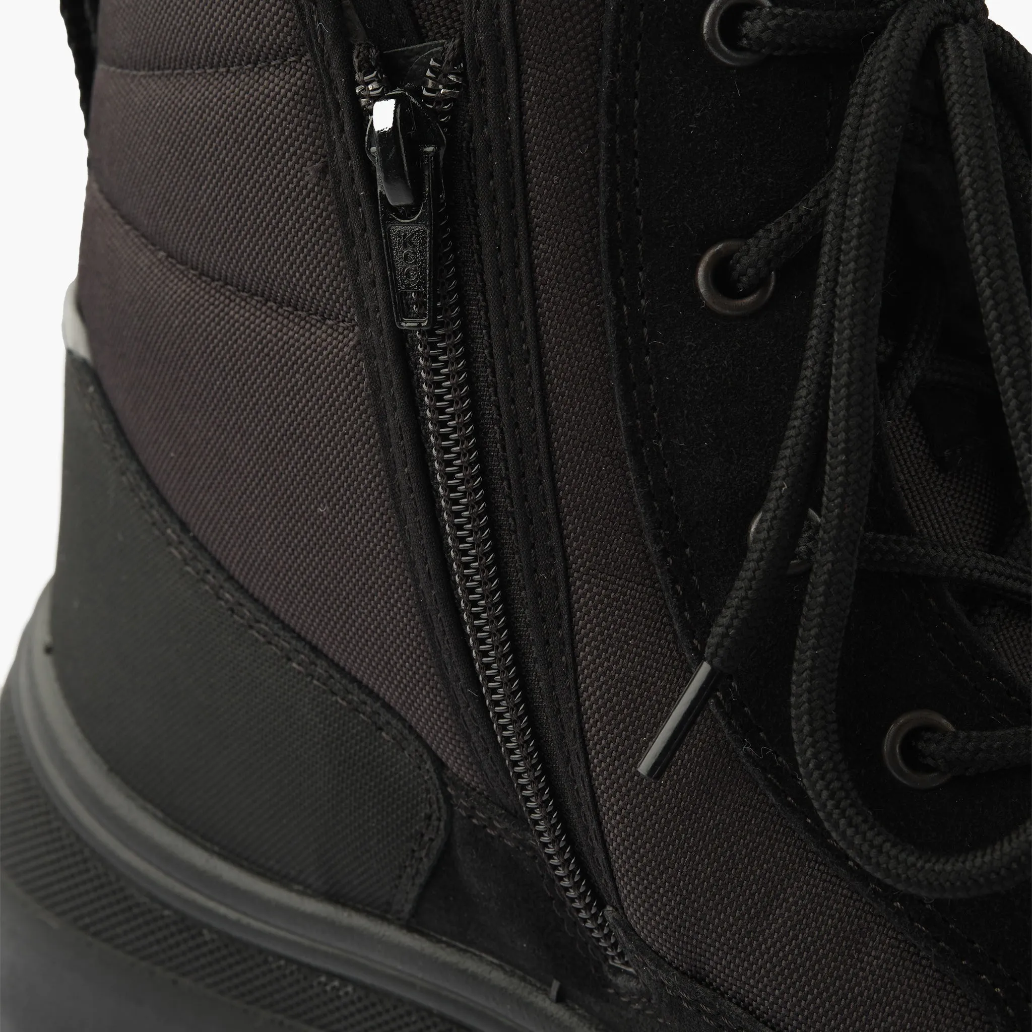 Winter ankle boots Trekking with zipper closure, Black/Black