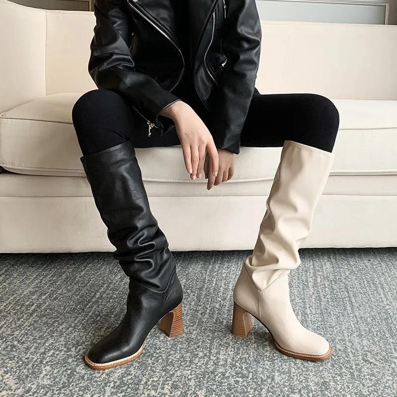 Women Leather Boots