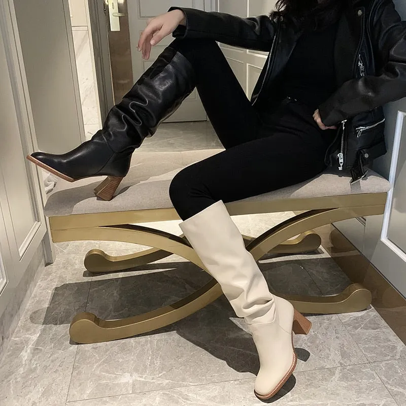 Women Leather Boots