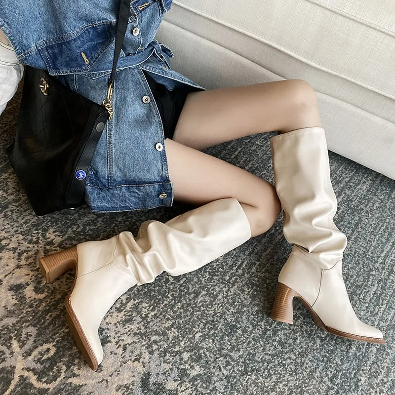 Women Leather Boots