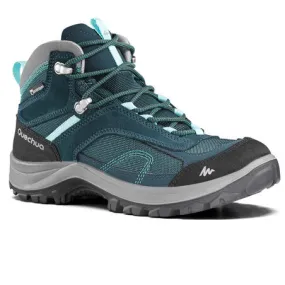 Women's waterproof hiking boots - dark blue